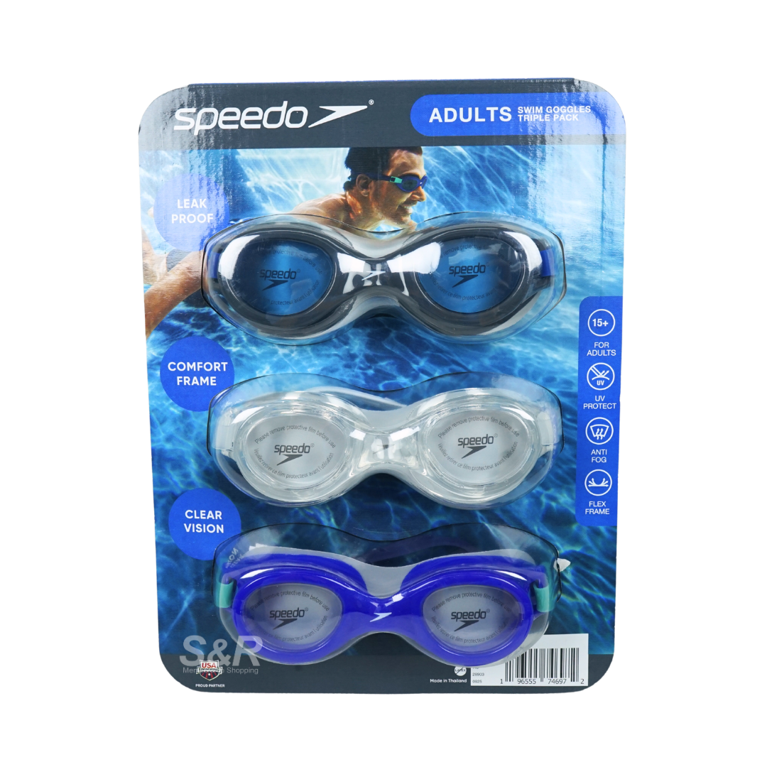 Speedo Adult 3-pack Goggles